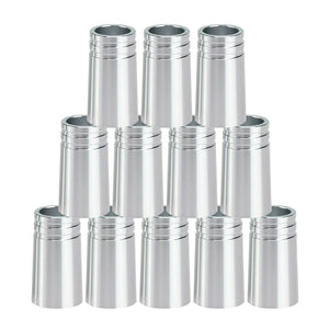 12Pcs/Pack Golf Ferrules .370 Aluminum for Irons Shafts Golf Club Accessories