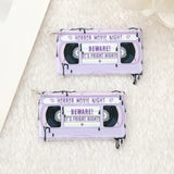 12Pcs Pastel Goth Horror Movie Cat Skull Charms Acrylic Pendant