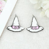 12Pcs Pastel Goth Witchy Charms Acrylic Cauldron Planchette Pendant