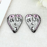 12Pcs Pastel Goth Witchy Charms Acrylic Cauldron Planchette Pendant