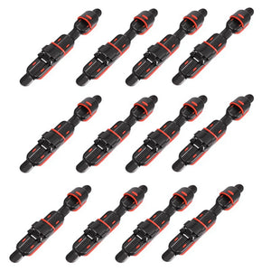 12Pcs Reel Deck Fishing Rod Clip Wheel Accessory Holder Tackle