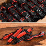 12Pcs Reel Deck Fishing Rod Clip Wheel Accessory Holder Tackle