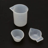 12Pcs Resin Silicone Measuring Cups for UV Resin Mold DIY Jewelry Tools