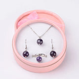 12Pcs Round Cardboard Ring Bracelet Boxes with Bowknot & Sponge