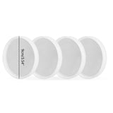 12Pcs Round Coaster Resin Molds DIY Cup Mat Silicone Mould