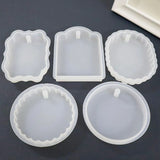 12Pcs/Set DIY Crafts Keychain Pendant Silicone Mould Jewelry Making Tools