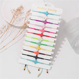 12Pcs Adjustable Natural Stone Bracelets Set Women Girl Jewelry