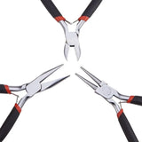 12Pcs Jewelry Making Set Flat Nose Pliers Beading Needles Kit DIY Tools