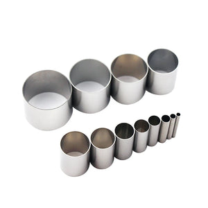 Stainless Steel Circle Clay Cutter Set Pottery Ceramic Cutting Mould