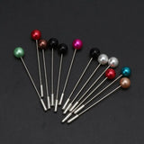 12Pcs Women Brooch Pins Crystal Hijab Scarf Safety Pin Sweater Shawl Clips