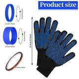 12Pcs Silicone Bands for Sublimation Tumblers, Rubber Rings for DIY Cups