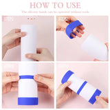 12Pcs Silicone Bands For Sublimation Tumblers, DIY Cup Wrapping Kit
