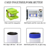 12Pcs Silicone Bands for Sublimation Tumblers, Rubber Rings for DIY Cups