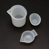 12Pcs Silicone Mixing Measuring Cups for UV Resin Mold DIY Jewelry Tool Kit