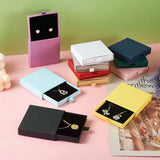 12Pcs Square Paper Drawer Boxes with Sponge - Jewelry Gift Storage Boxes