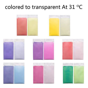 12Pcs Thermochromic Pigment Resin Magic Powder Change Resin Jewelry Making