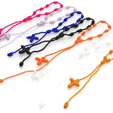 12Pcs Tibet Bracelet Red Cord Kabbalah 7 Knot Cross Bracelet