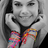12Pcs Tibet Bracelet Red Cord Kabbalah 7 Knot Cross Bracelet