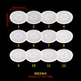 12Pcs Constellation Coaster Silicone Mold DIY Epoxy Resin Mold