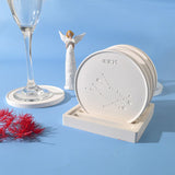 12Pcs Constellation Coaster Silicone Mold DIY Epoxy Resin Mold