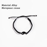 12Pcs Yin Yang Tai Chi Charm Bracelets for Women Men