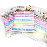 12Pcs Vintage Crystal Pendant Necklace Lady Girl Tattoo Choker Set