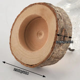 12Pcs Wooden Candle Holder Votive Holder for Wedding Party Christmas Home Decor
