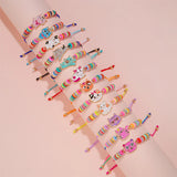 12Pcs Christmas Halloween Charm Bracelets Animal Adjustable Bracelet