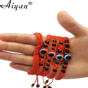 12PC Baby Size Evil Eye Bracelets to Protect in 8MM Resin and Glass Beads