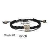12Pcs Heart-shaped Devil's Eye Bracelet - Good Luck Gift