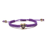 12Pcs Heart-shaped Devil's Eye Bracelet - Good Luck Gift