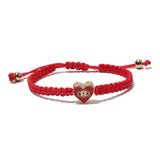 12Pcs Heart-shaped Devil's Eye Bracelet - Good Luck Gift