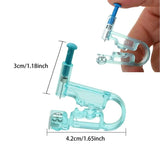 12SET Disposable Painless Ear Piercing Healthy Sterile Puncture Tool + Ear Studs