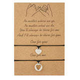 Hollow Heart Bracelet Adjustable Bracelet for Women and Girls