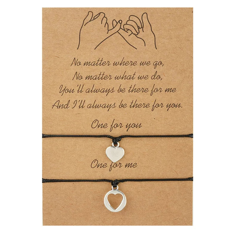 Hollow Heart Bracelet Adjustable Bracelet for Women and Girls