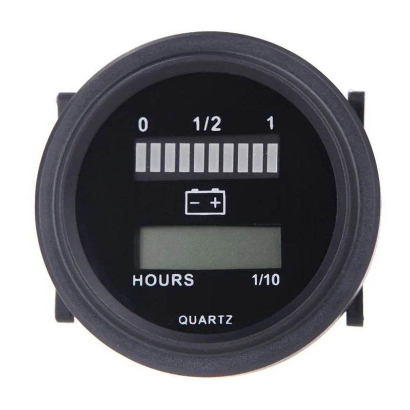 12-72V LED Digital Charge Indicator Hour Meter Gauge