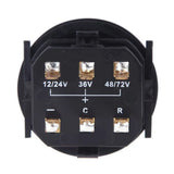 12-72V LED Digital Charge Indicator Hour Meter Gauge