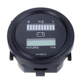 12-72V LED Digital Charge Indicator Hour Meter Gauge
