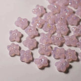 12X14mm Crezh Glass Bead Flower Shape Lampwork Loose DIY Jewelry Making