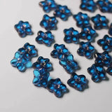 12X14mm Crezh Glass Bead Flower Shape Lampwork Loose DIY Jewelry Making