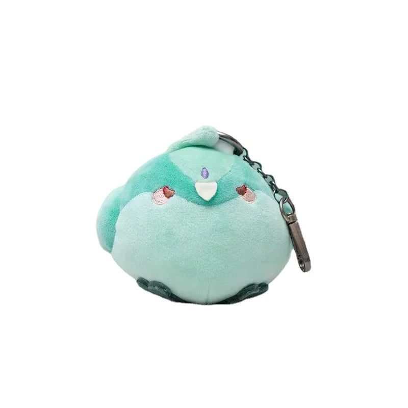 Teyvat Zoo Xiao Bird Cosplay Keychain Plush Stuffed Doll Toy Pendant Keychains