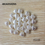 12mm Acrylic Pearl Heart Beads for Jewelry DIY