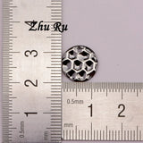 12mm 10pcs Copper Spherical Round Charms Pendants Antique Jewelry DIY Craft