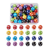 Chunky Resin Polka Dot Beads Mixed Round Ball Beads For DIY Jewelry Making