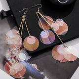 Mixed Round & Colourful Acrylic Paillette Sequins - Earring Findings
