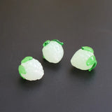 12mm*15mm Lampwork Glass Strawberry Beads Multi-color DIY Jewelry