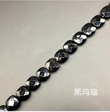 12mm 16Pcs Natural Stone Loose Beads Square 18 Colors DIY Necklace