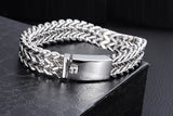 316L Stainless Steel Huge Biker Chain Bracelet for Men