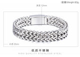316L Stainless Steel Huge Biker Chain Bracelet for Men