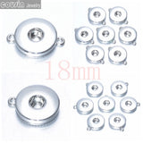 12mm 18mm Snap Button Jewelry Charm Accessories 10pcs/lot